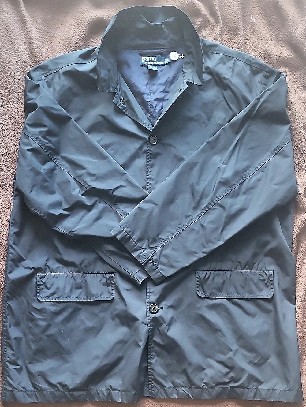 Polo Ralph Lauren Men's Lightweight Nylon Rain Jacket Size Large